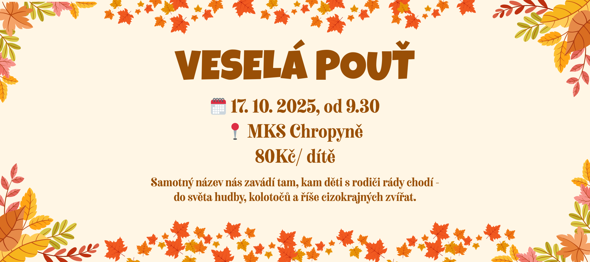 Divadlo v MKS – Loutková revue: Veselá pouť