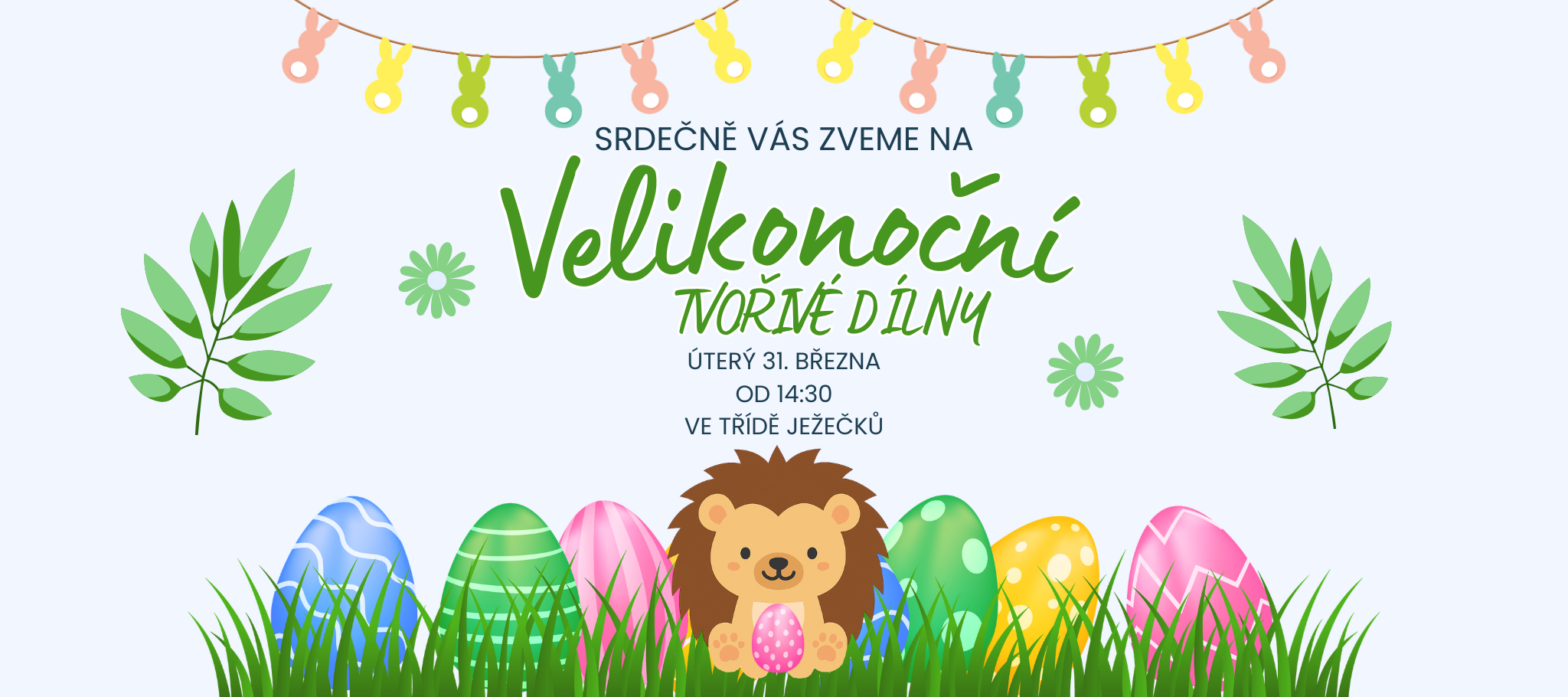 Velikonoční tvořivé dílny u Ježečků 🪺 🦔