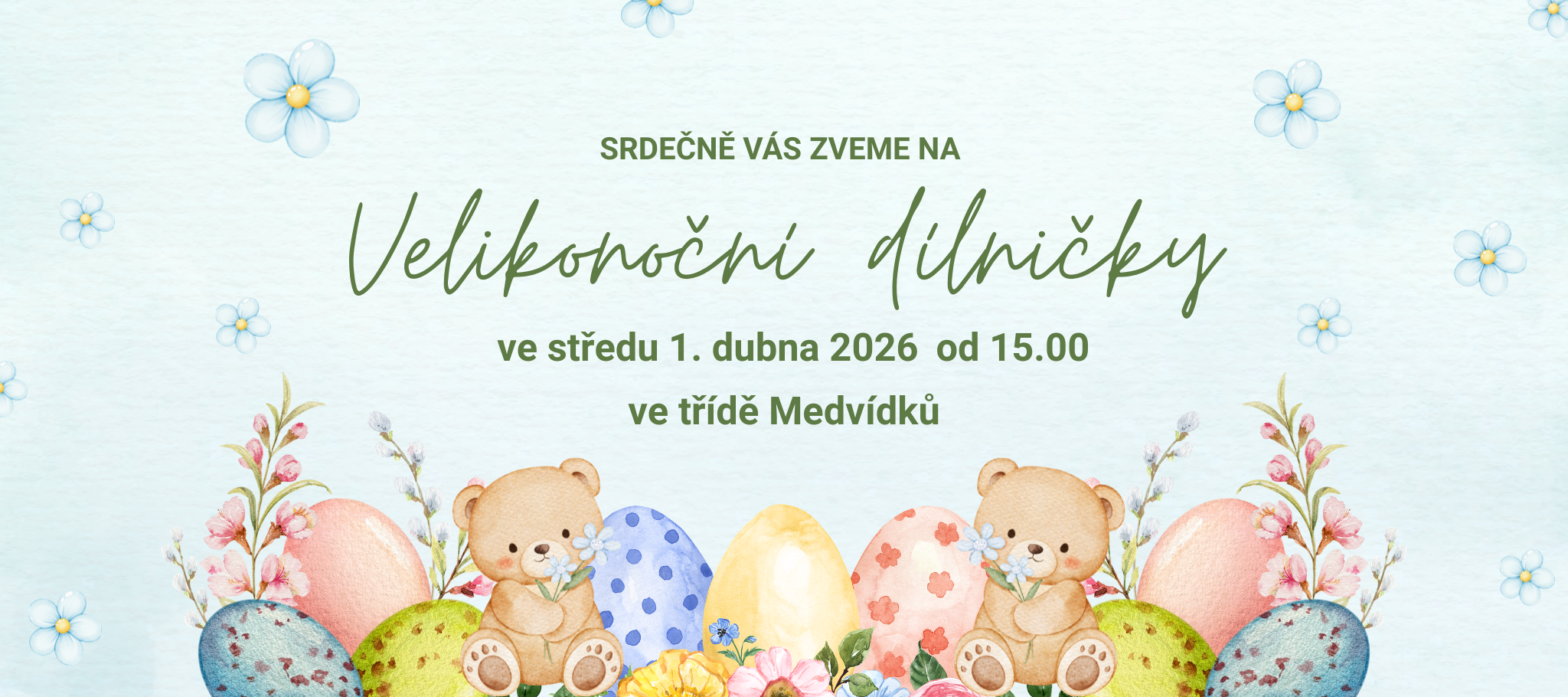 Velikonoční dílny u medvídků 🐻☀️ 1. 4. 2026