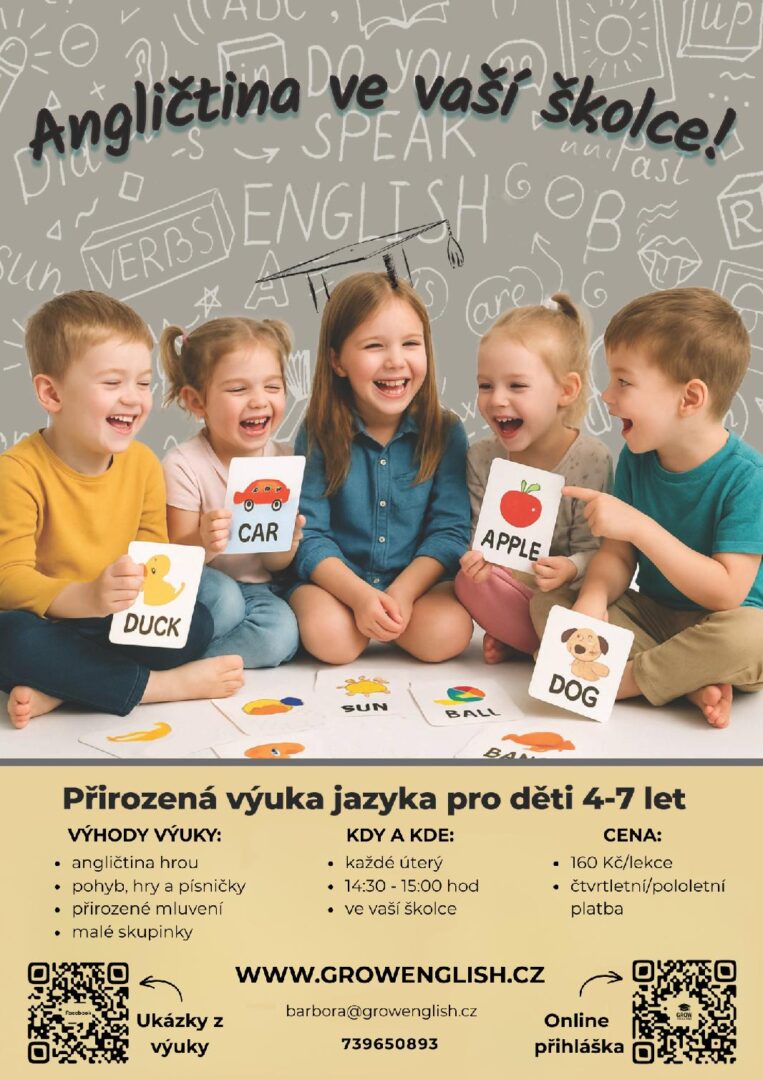 Angličtina ve školce 👧🏻